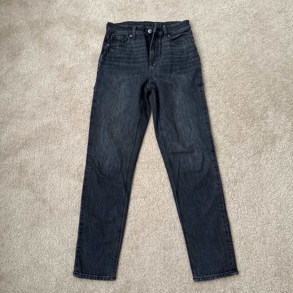 American Eagle, black mom Jeans